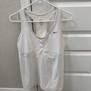 Nike Women's Dri-Fit Racerback Tank Top XL White